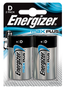 Energizer Max Plus D Alkaline Batteries (Pack 2) - E301323902 - UK BUSINESS SUPPLIES