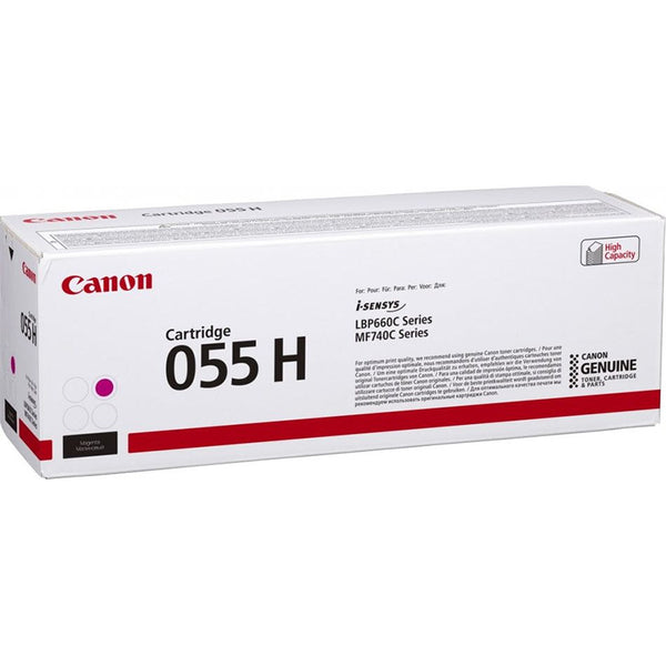 Canon 055HM Magenta High Capacity Toner Cartridge 5.9k pages - 3018C002 - UK BUSINESS SUPPLIES