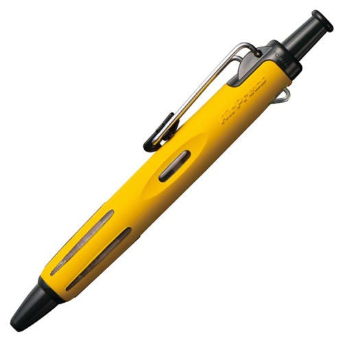 Tombow Airpress Ballpoint Pen 0.7mm Tip Yellow Barrel Black Ink - BC-AP52 - UK BUSINESS SUPPLIES