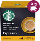 Dolce Gusto Starbucks Blonde Espresso Roast 12's - NWT FM SOLUTIONS - YOUR CATERING WHOLESALER