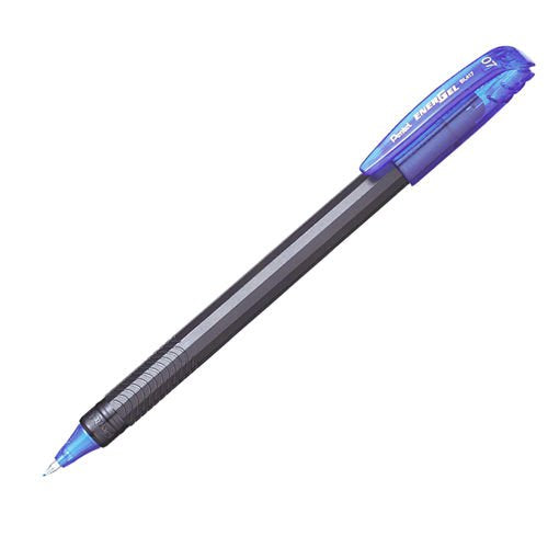 Pentel Energel Rollerball Pen Blue ECO 96% (Pack 12) BL417R-C - UK BUSINESS SUPPLIES