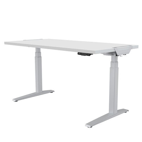 Fellowes Levado Height Adjustable Desk White 1200mm 9787001 - UK BUSINESS SUPPLIES
