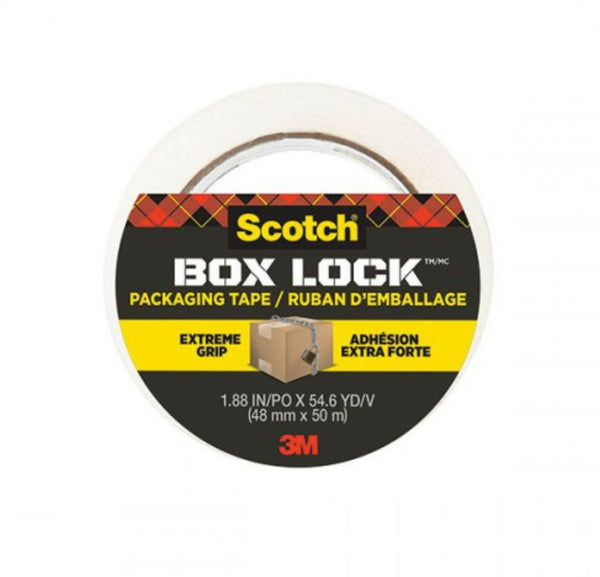 Scotch Box Lock Packaging Tape 3950 48 mm x 50 m Single Roll 7100263253 - UK BUSINESS SUPPLIES