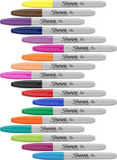 Sharpie Permanent Fine Markers Assorted Fun Colours (Pack 18) 1996112 - UK BUSINESS SUPPLIES