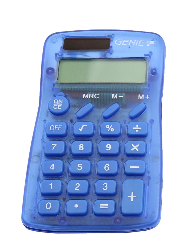 ValueX 8 Digit Pocket Calculator Blue 12595 - UK BUSINESS SUPPLIES