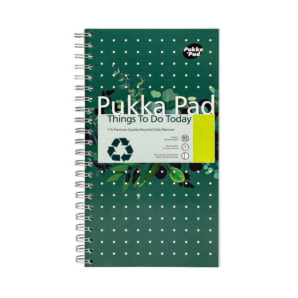 Pukka Recycled Things ToDo Today Pad 152 x 280mm 115 Sheets (Pack 3) 9766-REC - UK BUSINESS SUPPLIES