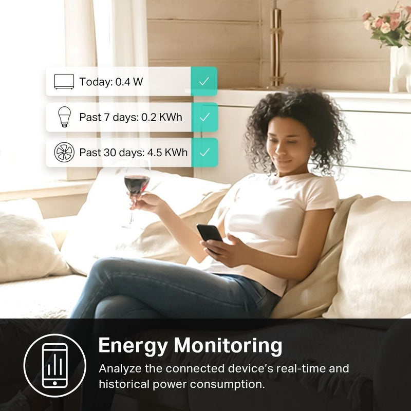 TP-LINK Kasa Smart WiFi Plug Slim with Energy Monitoring - UK BUSINESS SUPPLIES