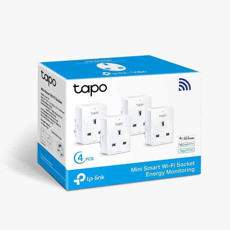 TP-LINK Tapo P110 V1 Mini Wireless Smart Plugs 4 Pack - UK BUSINESS SUPPLIES