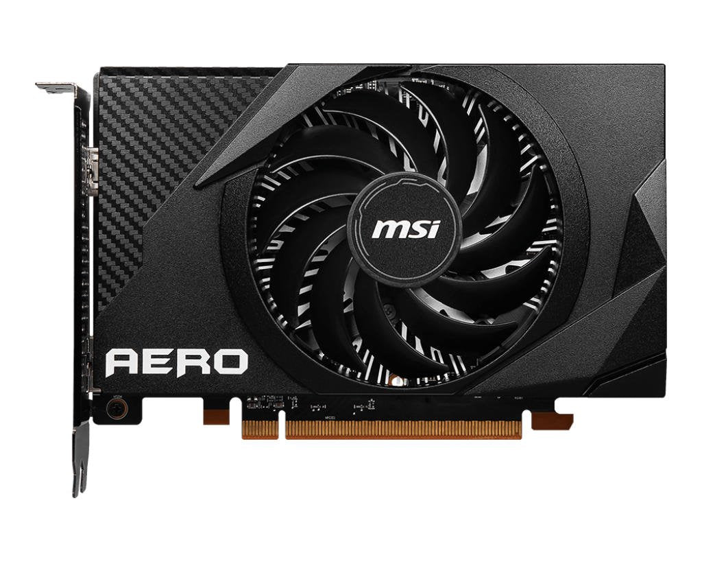 MSI Radeon RX 6400 AERO ITX 4G AMD 4 GB GDDR6 HDMI DisplayPort Graphics
