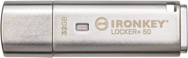 Kingston Technology IronKey Locker Plus 50 32GB USB-A Flash Drive - UK BUSINESS SUPPLIES