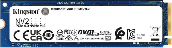 Kingston Technology NV2 M.2 500GB PCI Express 4.0 NVMe Internal Solid State Drive - UK BUSINESS SUPPLIES
