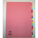 Concord Divider 20 Part A4 160gsm Board Pastel Assorted Colours - 74499/J44 - UK BUSINESS SUPPLIES