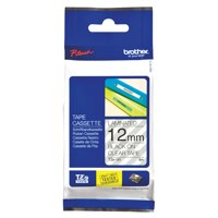 Brother Black On Clear Label Tape 12mm x 8m - TZE131 - UK BUSINESS SUPPLIES