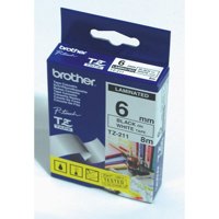 Brother Black On Yellow Label Tape 6mm x 8m - TZE611 - UK BUSINESS SUPPLIES