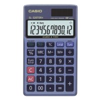 Casio SL-320TER 12 Digit Pocket Calculator With Tax and Currency Function SL-320TER+-WK-UP - UK BUSINESS SUPPLIES
