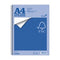 Silvine A4+ Wirebound Card Cover Notebook FSC Ruled 160 Pages Blue (Pack 5) - FSCTW80 - UK BUSINESS SUPPLIES