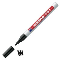 edding 751 Paint Marker Bullet Tip 1-2mm Line Black (Pack 10) - 4-751001 - UK BUSINESS SUPPLIES