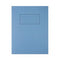 Silvine 9x7 inch/229x178mm Exercise Book 7mm Square 80 Pages Blue (Pack 10) - EX106 - UK BUSINESS SUPPLIES
