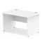 Impulse 1200 x 800mm Straight Desk White Top Panel End Leg I000393 - UK BUSINESS SUPPLIES