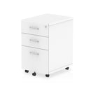 Impulse 3 Drawer Under Desk Pedestal White I001654 - UK BUSINESS SUPPLIES