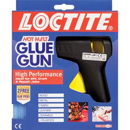 Loctite Hot Melt Glue Gun Plus 2 Refill Sticks 200mm x 11mm