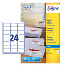 Avery Inkjet Address Label 63.5x34mm 24 Per A4 Sheet White (Pack 600 Labels) J8159-25 - UK BUSINESS SUPPLIES
