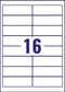 Avery Inkjet Address Label 99x34mm 16 Per A4 Sheet White (Pack 1600 Labels) J8162-100 - UK BUSINESS SUPPLIES