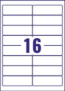 Avery Inkjet Address Label 99x34mm 16 Per A4 Sheet White (Pack 400 Labels) J8162-25 - UK BUSINESS SUPPLIES