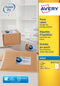 Avery Inkjet Address Label 200x289mm 1 Per A4 Sheet White (Pack 100 Labels) J8167-100 - UK BUSINESS SUPPLIES