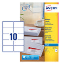 Avery Inkjet Address Label 99x57mm 10 Per A4 Sheet White (Pack 250 Labels) J8173-25 - UK BUSINESS SUPPLIES