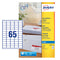 Avery Inkjet Mini Label 38.1x21.2mm 65 Per A4 Sheet White (Pack 1625 Labels) J8651-25 - UK BUSINESS SUPPLIES