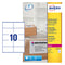 Avery Laser Weatherproof Parcel Label 99x57mm 10 Per A4 Sheet White(Pack 250 Labels)L7992-25 - UK BUSINESS SUPPLIES