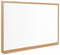 Bi-Office Earth-It Non Magnetic Melamine Whiteboard Oak Wood Frame 1200x900mm - MB14002318 - UK BUSINESS SUPPLIES