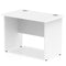 Impulse 1000 x 600mm Straight Desk White Top Panel End Leg MI002245 - UK BUSINESS SUPPLIES