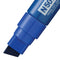 Pentel N50XL Permanent Marker Jumbo Chisel Tip 17mm Line Blue (Pack 6) - N50XL-C - UK BUSINESS SUPPLIES
