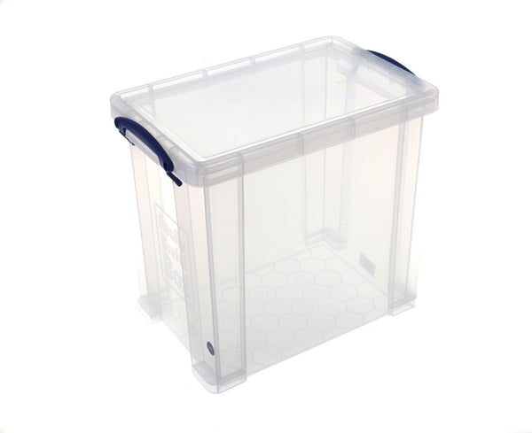Really Useful Clear Plastic Storage Box 25 Litre - UK BUSINESS SUPPLIES
