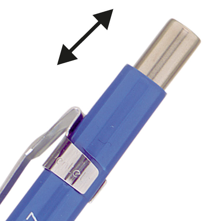 Pentel P207 Mechanical Pencil HB 0.7mm Lead Blue Barrel (Pack 12) - UK BUSINESS SUPPLIES