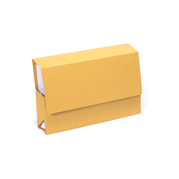 Guildhall Probate Wallet Manilla Foolscap 315gsm Yellow (Pack 25) - PRW2-YLWZ - UK BUSINESS SUPPLIES