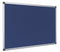 Bi-Office Maya Fire Retardant Blue Felt Noticeboard Aluminium Frame 1200x900mm - SA0501170 - UK BUSINESS SUPPLIES