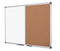 Bi-Office Maya Combination Board Cork/Non Magnetic Whiteboard Aluminium Frame 1200x900mm - XA0502170 - UK BUSINESS SUPPLIES
