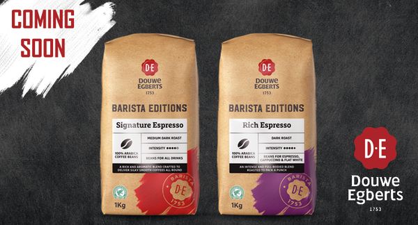 Coming Soon! Douwe Edberts Barista Coffee Beans Range