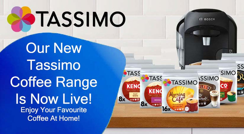 Our New Tassimo Coffee Range is Live - Enjoy Your Favourite Coffee At Home!