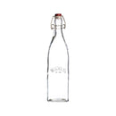 Kilner Branded Traditional Square Airtight Clip Top Preserve Glass Bottles 0.55 Litre (0025.471)