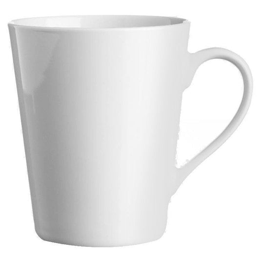 Price & Kensington Simplicity Premium Porcelian White Conical Mug 10oz / 285ml