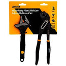 Water Pump Plier & Adj Wrench Set