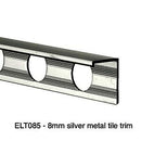 8Mm L Tile Trim Silv Metal Elt085