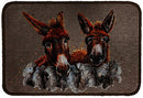 Bree Washable Mat -Donkeys