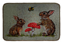 Bree Washable Mat -Rabbit & Bee