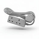 13A 2G 5M Exten Lead White El2G5M