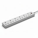 13A 4G 2M Switch Lead Wh El4G2Mis